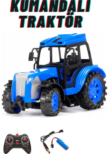 Oyuncak Uzaktan Kumandalı Traktör Full Fonksiyon Hareketli Iş Makinesi Rc Traktör Arka Yük Takılır Gerçekçi Görünüm Sert Plastik 3 Renk Seçeneğiyle fiyatları