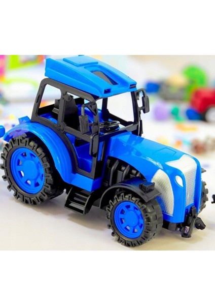 Oyuncak Uzaktan Kumandalı Traktör Full Fonksiyon Hareketli Iş Makinesi Rc Traktör Arka Yük Takılır Gerçekçi Görünüm Sert Plastik 3 Renk Seçeneğiyle modelleri