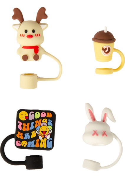 Silikon Figürlü Pipet Ucu 4'lü fiyatları