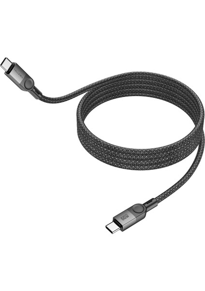 Premium Mıknatıslı Şarj Kablo Pd 60W Type-C - Type-C 1.2m - Siyah fiyatları