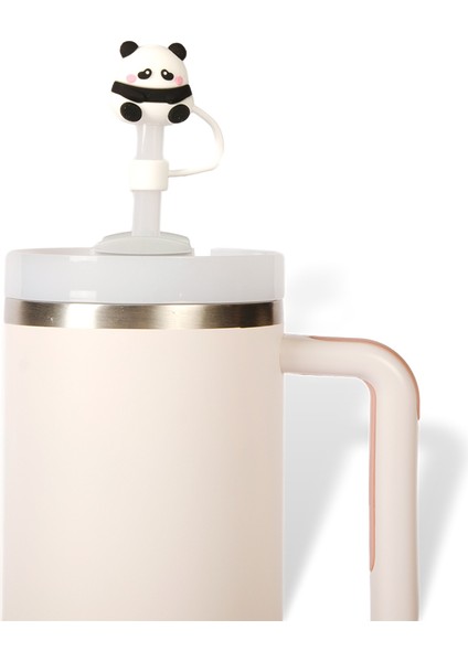 Silikon Figürlü Pipet Ucu 4'lü