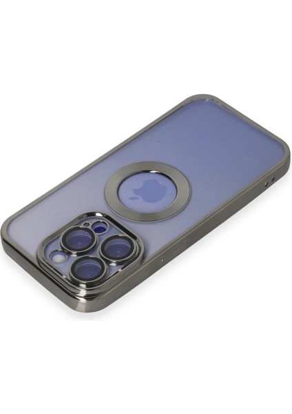 MYT09 iPhone 15 Pro Kılıf Slot Silikon - Titan Gri modelleri