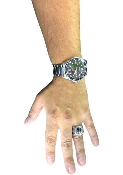 Kesme Oniks Taşlı Galatasaray Gümüş Erkek Yüzük fırsatları