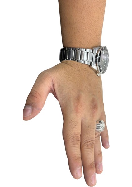 Mercedes Benz Amblemi Gümüş Retro Erkek Yüzük fırsatları