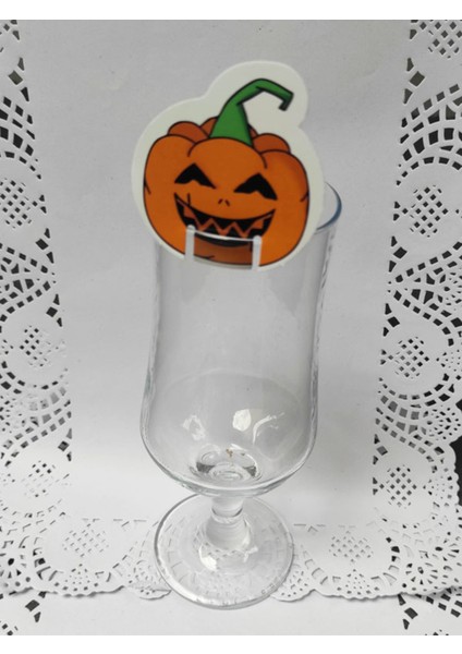 30 Adet Dekoratif Bal Kabağı Şeklinde Karton Bardak Süsü 5 Cm- Cadılar Bayramı Halloween modelleri