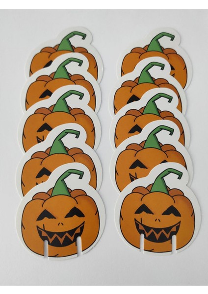 30 Adet Dekoratif Bal Kabağı Şeklinde Karton Bardak Süsü 5 Cm- Cadılar Bayramı Halloween fırsatları