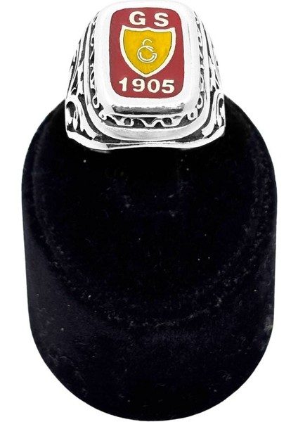 Mineli Vintage Galatasaray Gümüş Erkek Yüzük fiyatları