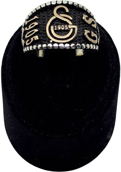 Karartma Galatasaray Erkek Gümüş Yüzük