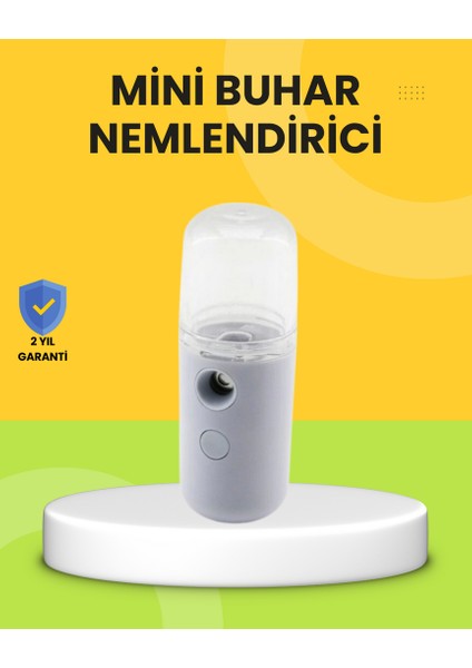 Nrtmsa Kablosuz Şarjlı Buharlı Nemlendirici – Enerji Tasarruflu Taşınabilir Cilt Bakım Cihazı