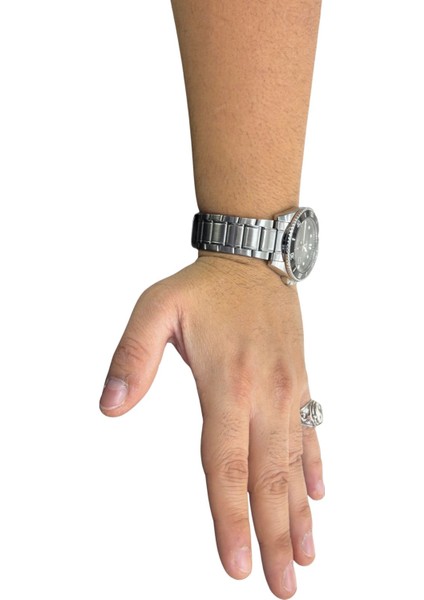 Yuvarlak Mineli Ying-Yang Gümüş Erkek Retro Yüzük fırsatları