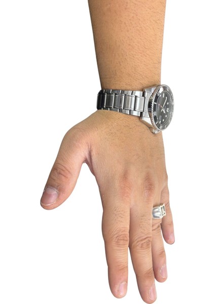 Mineli Osmanlı Tuğralı Cilalı Erkek Retro Gümüş Yüzük fırsatları