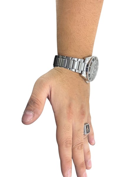 Kalemli Kare Tuğra Gümüş Erkek Retro Yüzük fırsatları