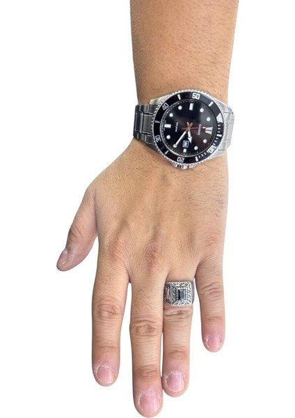 Kesme Oniks Taşlı Kalemli Hz. Ali Kılıcı Gümüş Erkek Yüzük modelleri