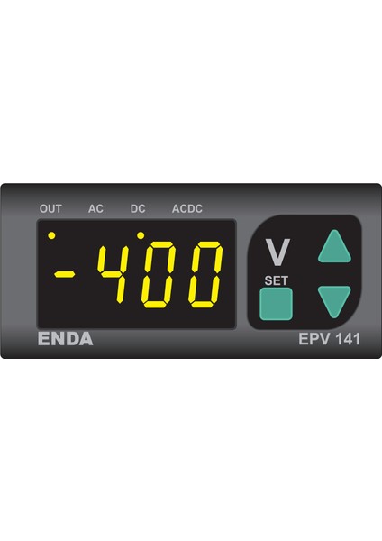 Enda EPV141-R-SM Dijital Voltmetre 77X35MM 9-30V Dc / 7-24V Ac Enda fiyatları