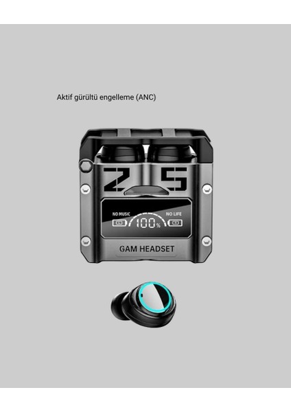 Nrtmsa Kablosuz Bluetooth 5.3 Kulaklık – Aktif Gürültü Engelleme ve Gecikmesiz Oyun Modu fiyatları