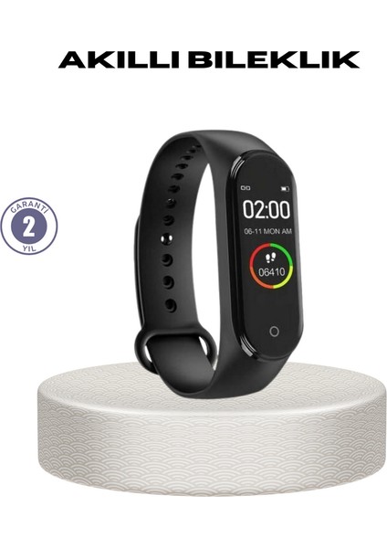 Nrtmsa Akıllı Bileklik 0.96 Inç Ekran Kalp Atışlı Kan Basınçlı IP67 Suya Dalı