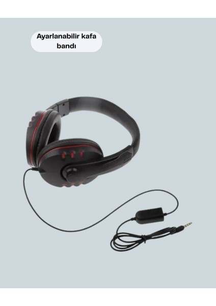 Nrtmsa Kırmızı Kulaklığı Bilgisayar Uyumlu Stereo Yüksek Ses Kaliteli modelleri