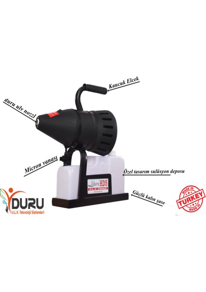 Duru Hd5 Ilaçlama Nemlendirme Ulv Makinası Elektrikli Egitim Seti Pdf Kursu