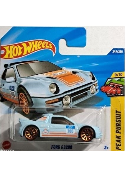 Tekli Arabalar Ford RS200 JBB49 (Peak Pursuit)