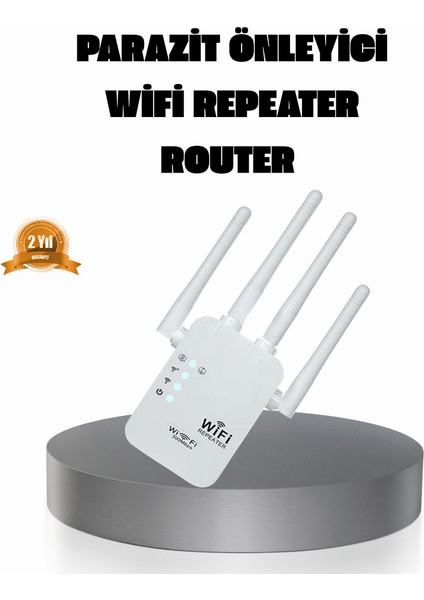 Nrtmsa 50 Cihaz Destekli 300MBPS Kablosuz Sinyal Güçlendirici RJ45 Kablolu Kullanım