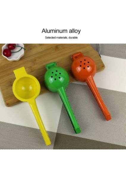 Paslanmaz Çelik Ultra Sağlam Limon Sıkacağı( Sarı ve Yeşil Renk )