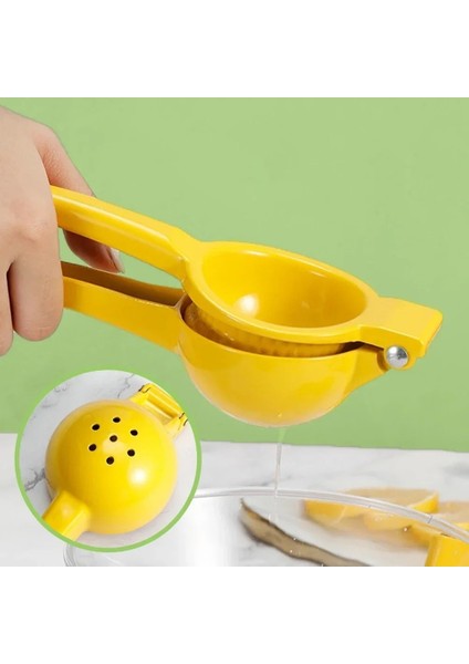 Paslanmaz Çelik Ultra Sağlam Limon Sıkacağı( Sarı ve Yeşil Renk )