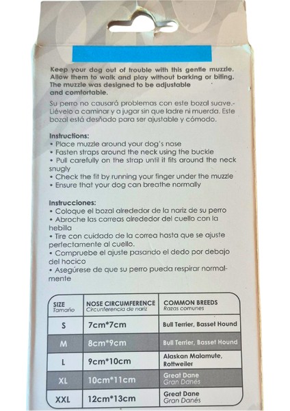 Ayarlanabilir Gentle-Fit Köpek Ağızlığı – Nefes Alabilen Yumuşak Kumaş, Havlama ve Isırmayı Önleyici, Orta Boy (M) modelleri