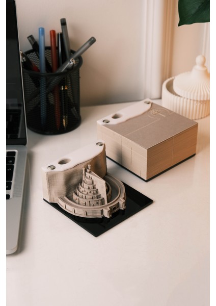 Efsun Kalesi 3D Notepad, 3 Boyutlu Not Kağıdı