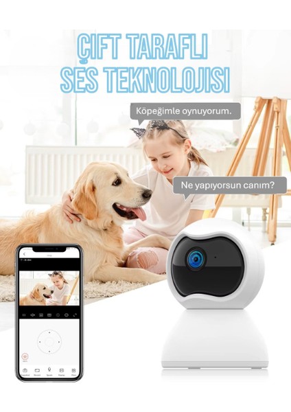 Çift Taraflı Ses Özellikli Wi-Fi Kamera fiyatları