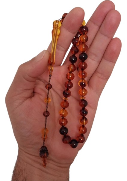 Kehribar Renk Tesbih,Hediye Kutulu Sistemli Model Püskül Tespih fiyatları