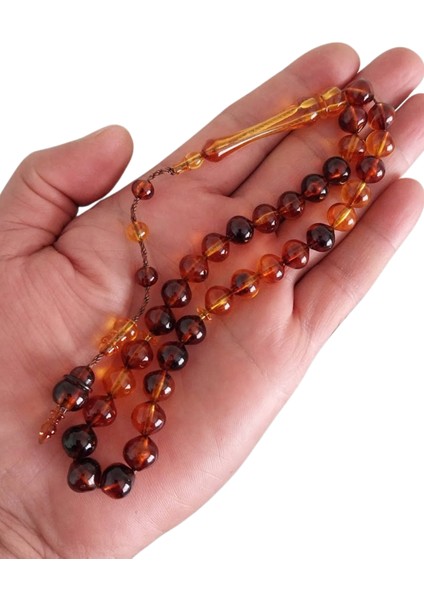 Kehribar Renk Tesbih,Hediye Kutulu Sistemli Model Püskül Tespih fırsatları