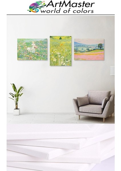 Kare Tuval 20X20 Astarlı Mini Resim Tuvali 4 Adet Tuvali 20*20 Tual Akrilik Boya Yağlı Boya Için Idealdir fırsatları