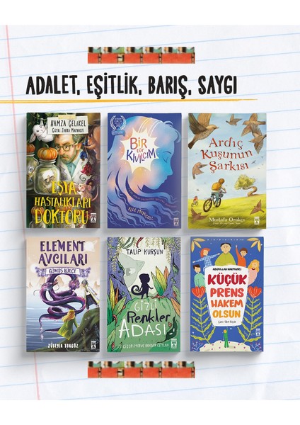 Eşya Hastalıkları Doktoru, Gizli Renkler, Bir Tür Kıvılcım, Ardıç Kuşunun Şarkısı, Küçük PRENS_6KIT
