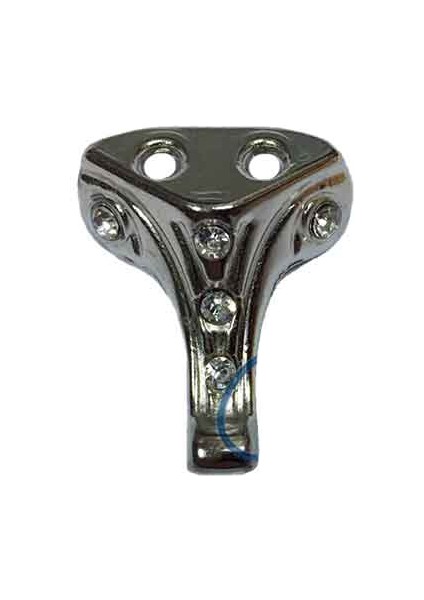 Moda Taşlı Ahşap, Mdf, Sunta Sandık Ayağı, Kutu Ayak 2,5 cm - Nikel