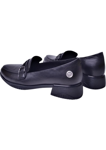 Kısa Topuk Loafer Kadın Deri Ayakkabı modelleri