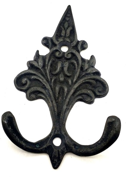 Antika Tarz Dekoratif Pirinç Çam Figürlü Askı - 98X57 Mm, Oksit fiyatları