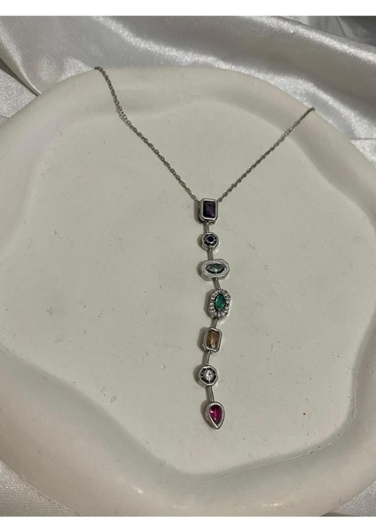 7 Element Y Şeklinde Çelik Kolye-Gold ve Gümüş Renk Şık ve Modern Tasarım fırsatları