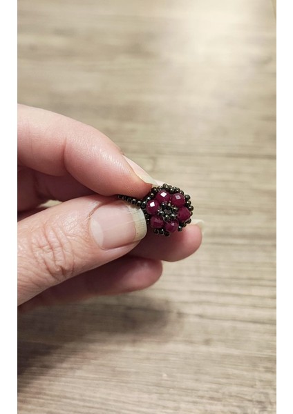 El Yapımı Cevşen Kolye Ucu / Nazarlık / Bordo fiyatları