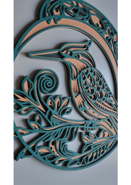 Ağaçkakan Duvar Dekoru Ahşap Çok Katmanlı Bohem Duvar Süsü fiyatları