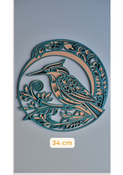 Ağaçkakan Duvar Dekoru Ahşap Çok Katmanlı Bohem Duvar Süsü indirimleri