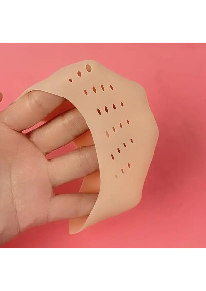 2 Çift Ten Rengi Parmak Gömleği Tüm Parmakları Kapatan Silikon Parmak Koruyucu fırsatları