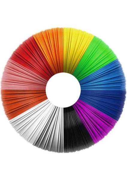 3D Kalem Yazıcı Için Filament 10 Renk Toplam 20 Metre fiyatları