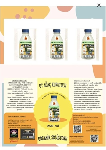 Yeşil Ağaç Kurutan Ilaç, Ağaç Kurutucu Ürün Ağacı Kesin Kurutur