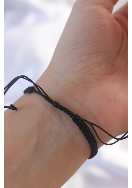 Gold Renk Zirkon Taşlı Taç Figür Makrome Bileklik - TJ-BB6214 modelleri