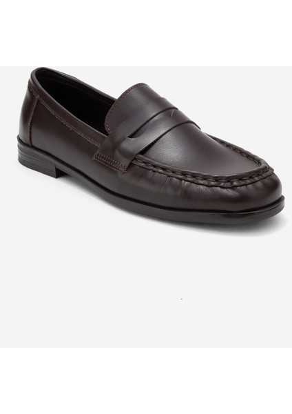 Valıa Kahverengi Cilt Hakiki Deri Kadın Loafer Ayakkabı modelleri