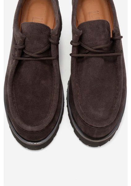 Talıa Kahverengi Süet Hakiki Deri Bağcıklı Kadın Loafer Ayakkabı fiyatları