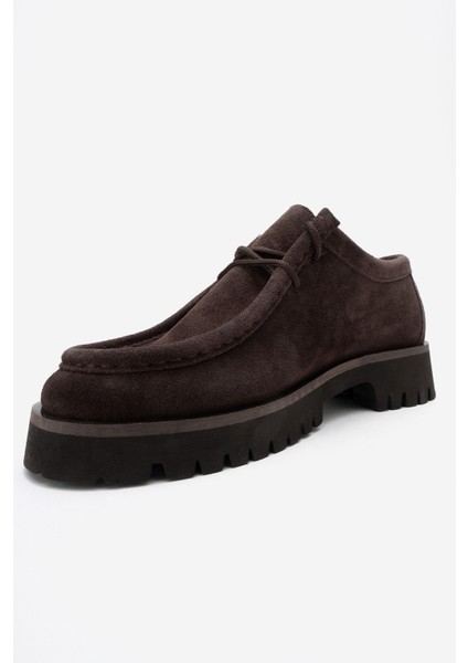 Talıa Kahverengi Süet Hakiki Deri Bağcıklı Kadın Loafer Ayakkabı fırsatları