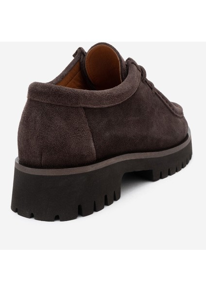 Talıa Kahverengi Süet Hakiki Deri Bağcıklı Kadın Loafer Ayakkabı indirimleri