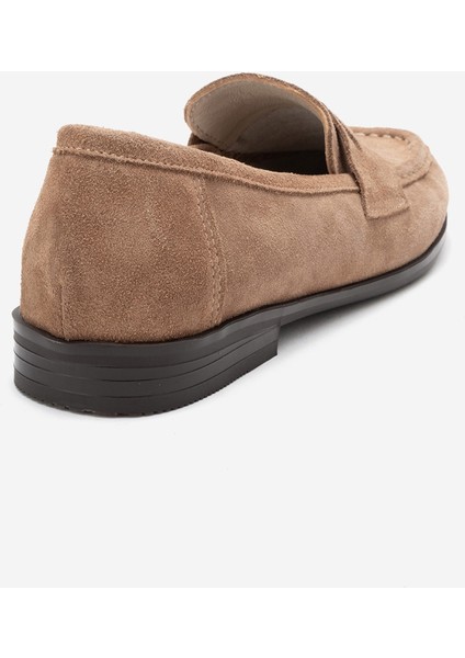 Valıa Toprak Süet Hakiki Deri Kadın Loafer Ayakkabı indirimleri
