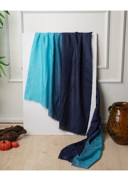 Kadın Bambu Kraş Degrade Eşarp Şal Modeli